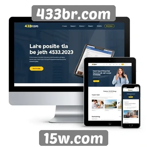 Impacto do design responsivo do 433br na experiência do usuário